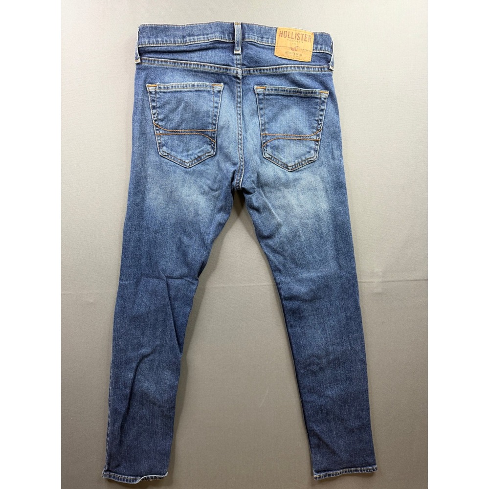 Hollister Skinny‎ Jeans Mens Blue Medium Wash Casual Denim 29x28